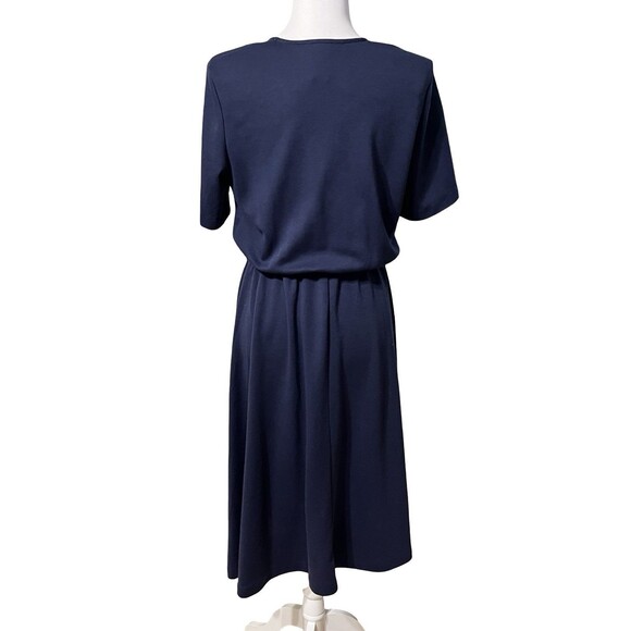 ⭐️ANTHONY RICHARDS 1980S MODEST DRESS USA MADE SZ 14 EUC!⭐️ - Picture 3 of 6